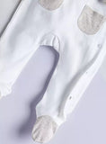 Giggles hamster embroidered sleepsuit