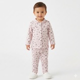 Juniors floral bunch printed shirt & pyjama set (set of 2)