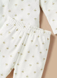 Juniors all over tree printed shirt & pyjama set (set of 2)
