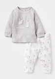 Juniors cute little bunny shirt & pyjama set (set of 2)