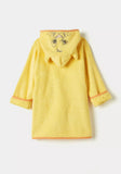 Juniors lion embroidered kids towel bathrobe