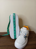 Max bip robot printed white shoes