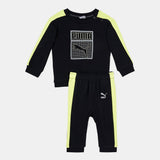 Puma black colorblock sweatshirt & jog pants (set of 2) (Winter)