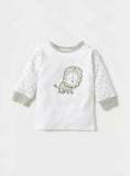 Juniors Green Lion Printed Shirt & Pyjama Set (Set Of 2)