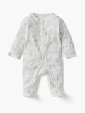 Juniors white animal printed sleepsuits (set of 3)