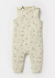 Juniors all over flower printed dungaree (set of 2)