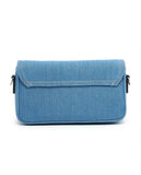 R&B cross body denim mini ladies bag (light blue)