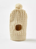 Juniors beige textured monkey cap (winter)