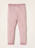 Juniors rabbit printed shirt & stripe pyjama set (set of 2)