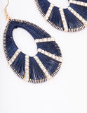 Lovisa navy formal embellished earrings (Jewellery)