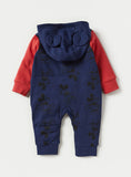 Juniors mickey mouse padded hooded sleepsuit (Winter)