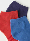 Kappa Logo Detail Ankle Length Socks - Set of 3
