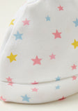 Juniors  printed star with soft cotton cap