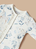 Juniors horse printed frill design sleepsuit