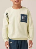 XYZ Off White Fleece Lined Sweatshirt