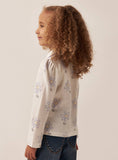 Juniors floral polo Fullsleeves tshirt