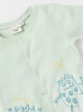 Juniors peek a boo printed half romper (Summmer)