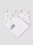 Juniors all over floral print bandana bib (set of 3)