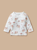 Juniors unicorn & cloud printed shirt & pyjama set (set of 2)