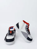 R&B spiderman printed colorblock shoes