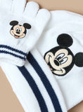 Disney Mickey Mouse Print Cap with Glove Set (Winter) (set of 2)