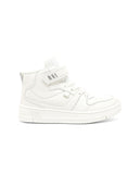 R&B solid white shoes