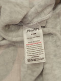 Juniors Grey Bear Embroidered Fleece Sleepsuit (Winter)