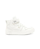 R&B solid white shoes