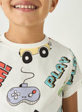 Juniors play colorful printed tshirt (Summer)