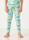Juniors colorful dino & space printed shirt & pyjama set (set of 2) (Summer)