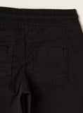 Juniors black jog pants with drawstring