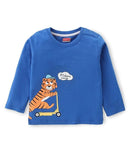 Juniors riders zone blue Fullsleeves tshirt