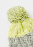Juniors Textured Beanie Cap with Pom-Pom