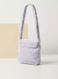 Barbie lilac plush handbag
