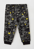 Puma black all over snoopy comics printed sweatshirt & jog set (set of 2) (Winter)