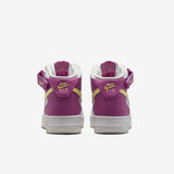 Nike Air Force solid white & pink perforated shoes (Box Packaging)