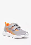 Oaklan grey & orange colorblock shoes
