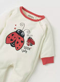 Juniors Little Lady Bug Fleece Lined Sleepsuit (Winter)