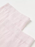 Juniors pink solid texture tights (set of 2)