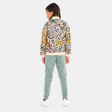 Adidas beige splash zipped pullover & jog pants (set of 2) (winter)