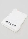 Hello Kitty Cat Embroidered Beanie cap with Ear Applique (Winter)