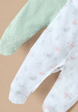 Juniors duck printed sleepsuit (set of 2)