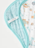 Giggles vehicle burpy muslin bibs