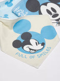 Disney Mickey full of smiles bandana bib & booties(set of 5)