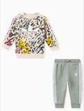 Adidas beige swearshirt & jog set (set of 2) (Winter)