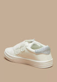 FloraBella White Glittery flower shoes (Box Packaging)