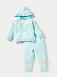 Juniors blue unicorn hoodie & pyjama set (set of 2) (Winter)