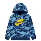 Nike Blue Tye & Dye Fleece Lined Hoodie (winter)