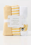 Juniors Tiger Embroidered WashClothes (Set of 6)