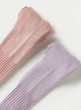 Juniors Textured Closed Feet Glam Tights (Set of 2)